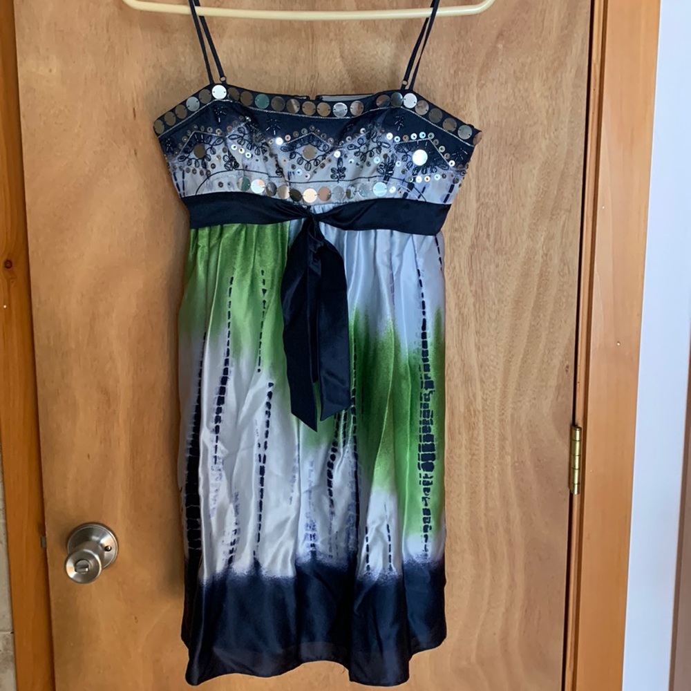 BCBG|MAXAZRIA silk dress